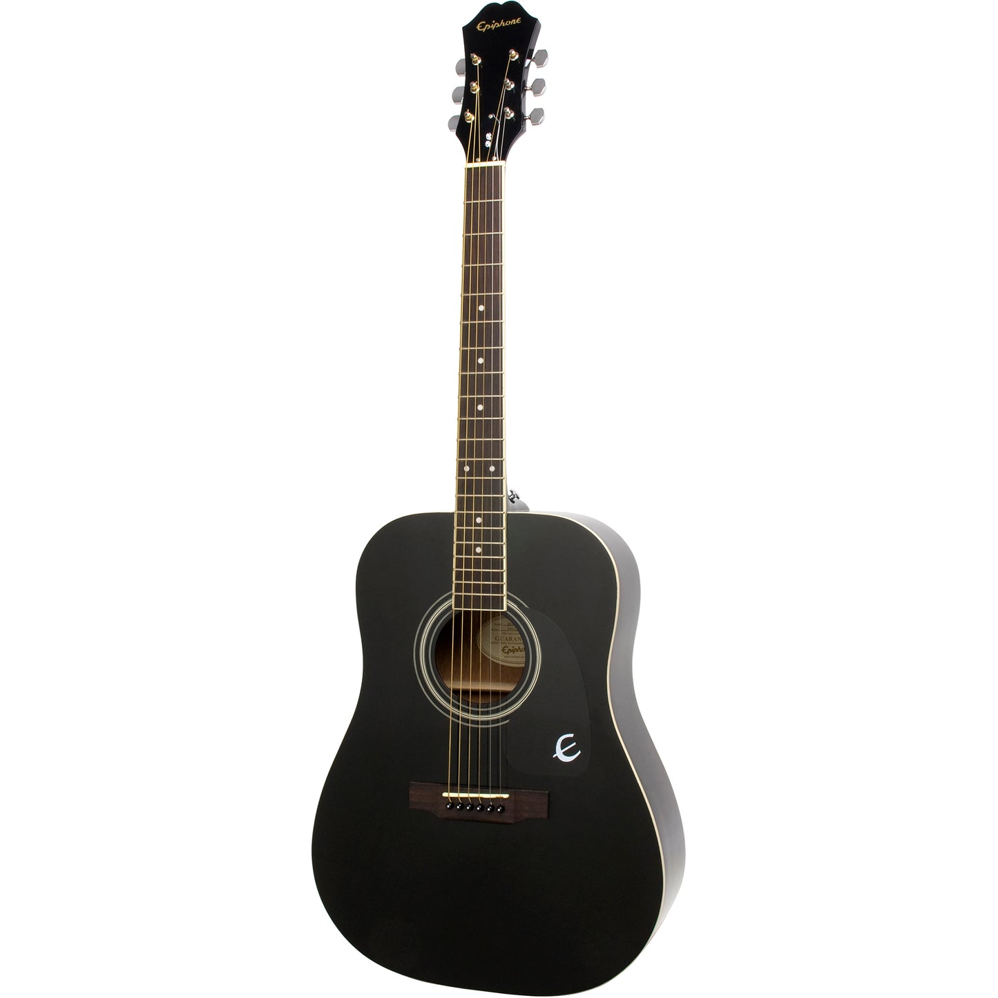 Epiphone DR-100 Songmaker Acoustic Dreadnought Guitar, Ebony