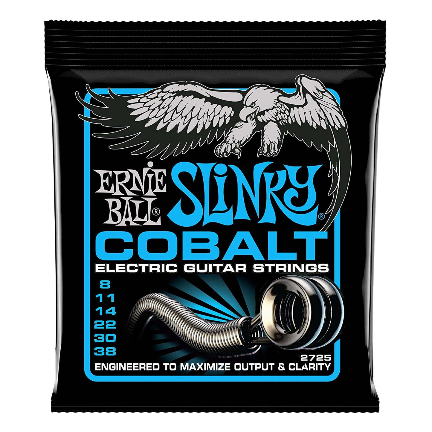 Ernie Ball Cobalt Extra Slinky Set, .008 - .038