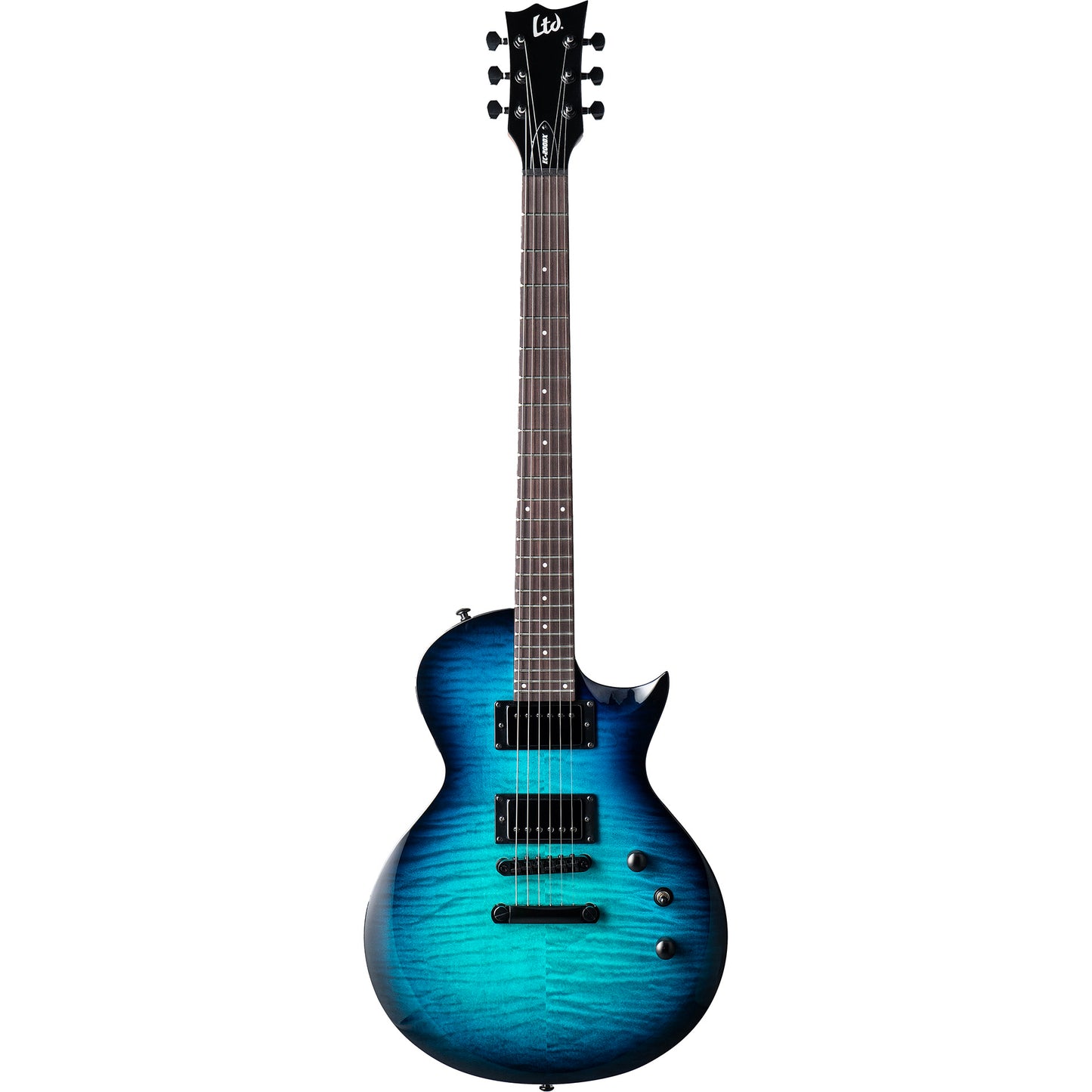 ESP LTD EC-200DX Flamed Maple Electric Guitar, Blue Burst