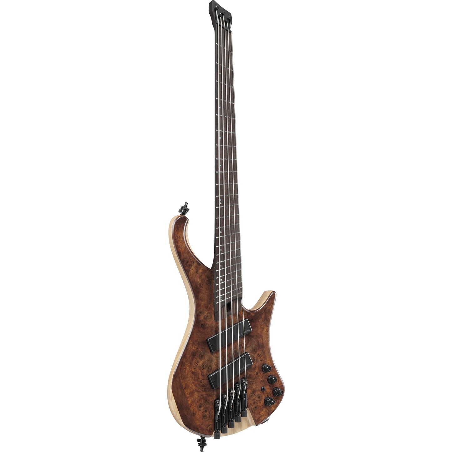 Ibanez EHB1265MSNML Ergonomic Headless Bass 5-String Bass, Natural Mocha Low Gloss w/ Bag