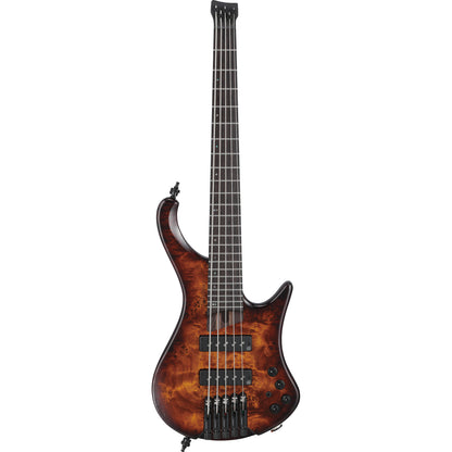 Ibanez EHB1505SDEL EHB Ergonomic Headless 5-String Electric Bass, Dragon Eye Burst Low Gloss