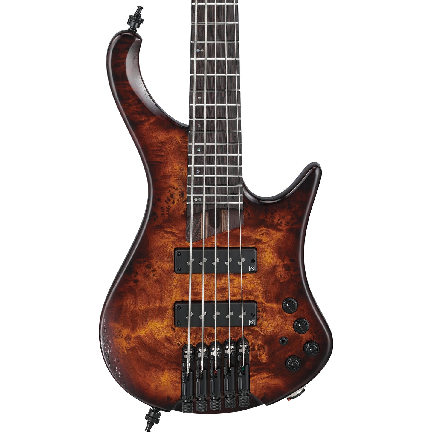 Ibanez EHB1505SDEL EHB Ergonomic Headless 5-String Electric Bass, Dragon Eye Burst Low Gloss