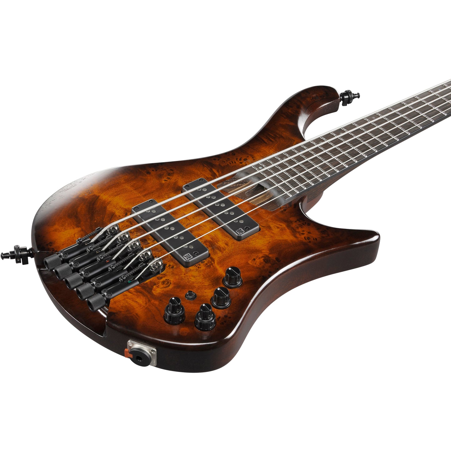 Ibanez EHB1505SDEL EHB Ergonomic Headless 5-String Electric Bass, Dragon Eye Burst Low Gloss