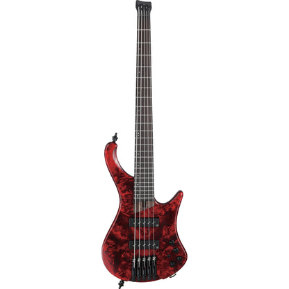 Ibanez EHB1505SWL EHB Ergonomic Headless 5-String Electric Bass, Stained Wine Red Low Gloss