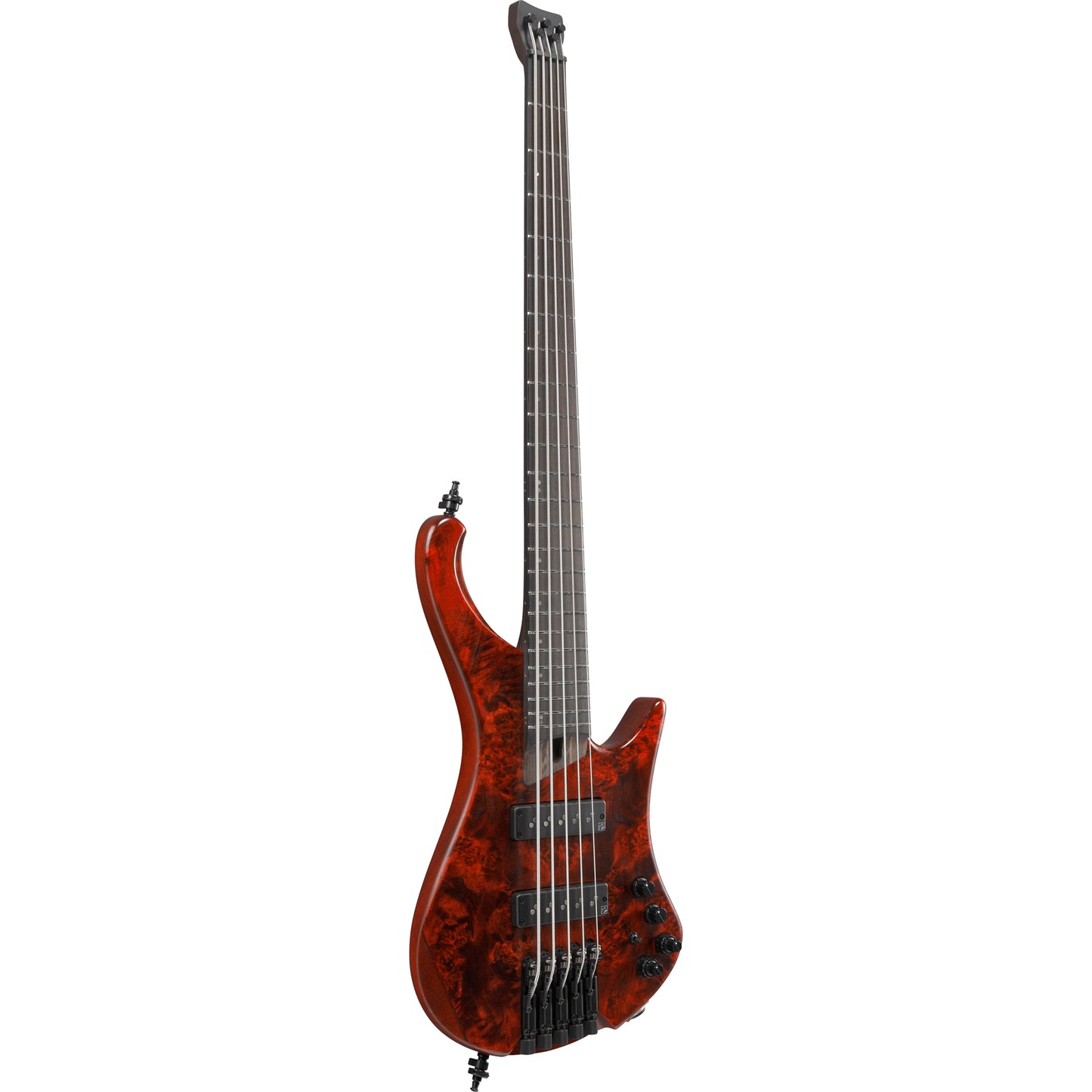 Ibanez EHB1505SWL EHB Ergonomic Headless 5-String Electric Bass, Stained Wine Red Low Gloss