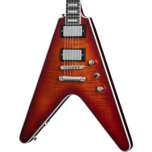 Epiphone Flying V Prophecy Electric Guitar - Aged Bengal Tiger Burst