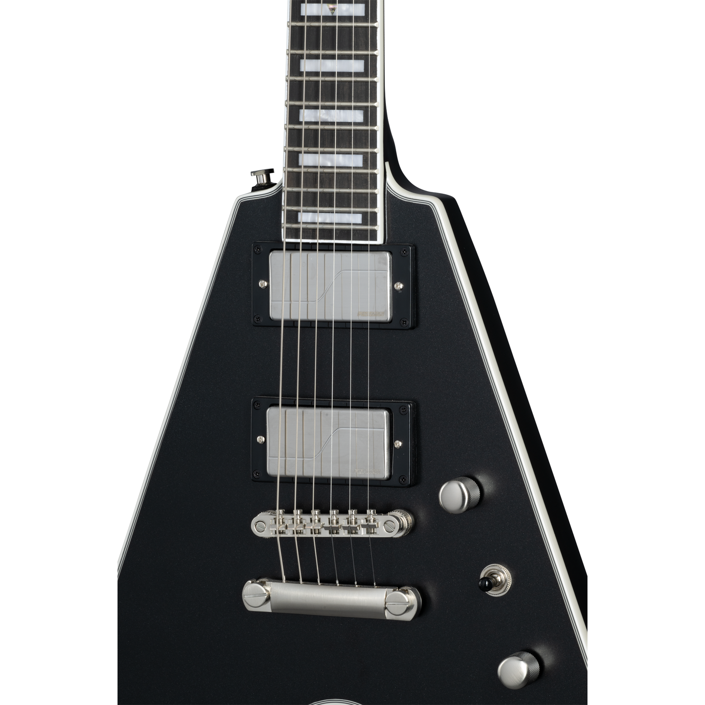 Epiphone Flying V Prophecy Electric Guitar - Aged Jet Black Metallic