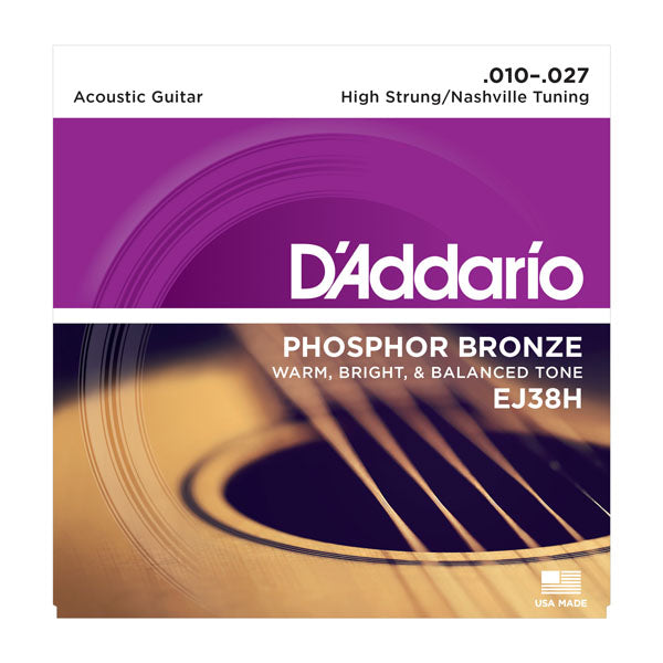 D’Addario EJ38H High Strung/Nashville Tuning Guitar Strings