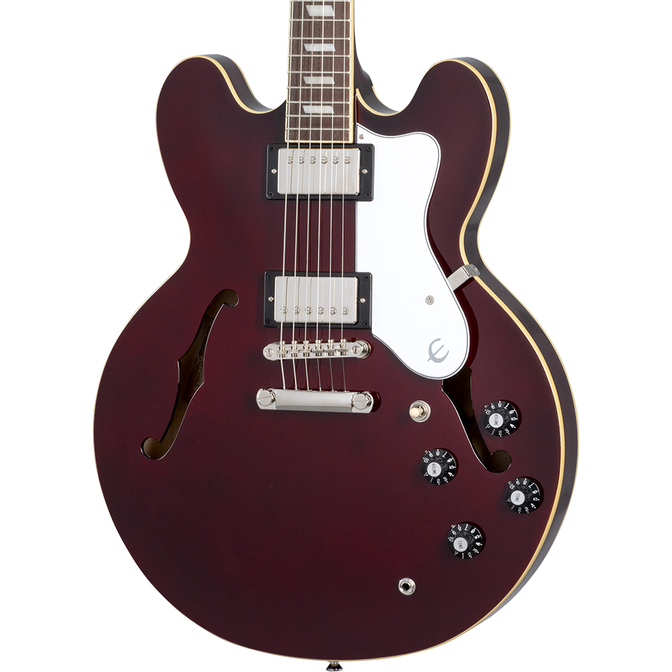 Epiphone Noel Gallagher Riviera Semi-Hollow Electric Guitar - Dark Wine Red