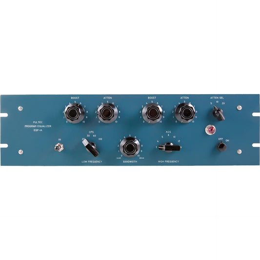 Pultec EQP-1A 3U Tube Program Equalizer, Blue Faceplate