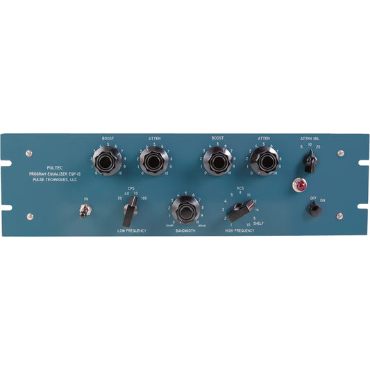 Pultec EQP-1S Tube Program Equalizer, Blue Faceplate