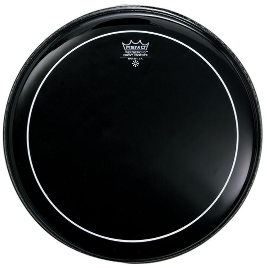 Remo ES0606PS Ebony Pinstripe Drum Head, 6-Inch