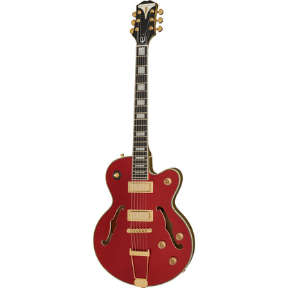 Epiphone Uptown Kat ES Semi Hollow Electric Guitar, Ruby Red Metallic