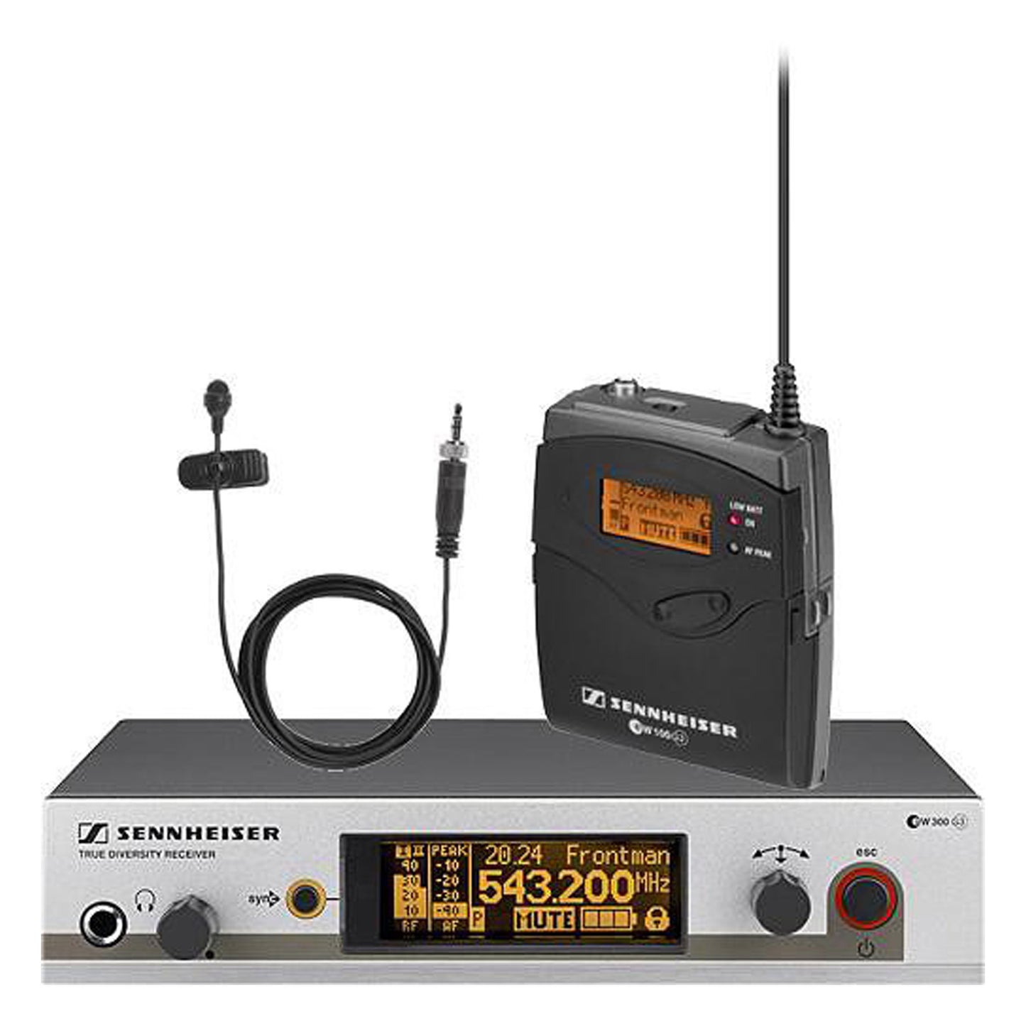 Sennheiser EW312 G3 Wireless Bodypack Mic System with ME2 Lavalier Mic (A1) (EW312G3A1)