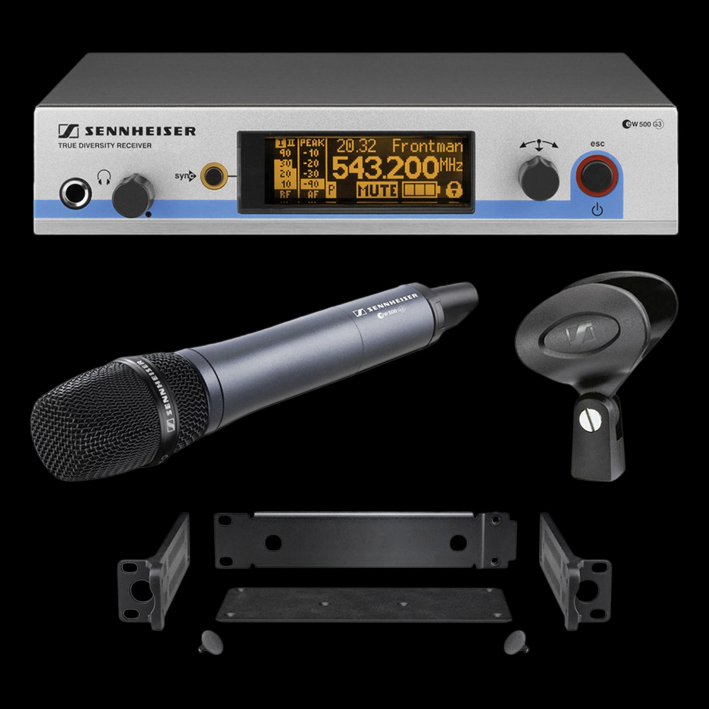 Sennheiser EW500945G3B Handheld Transmitter and E945 Microphone (EW500945G3B)