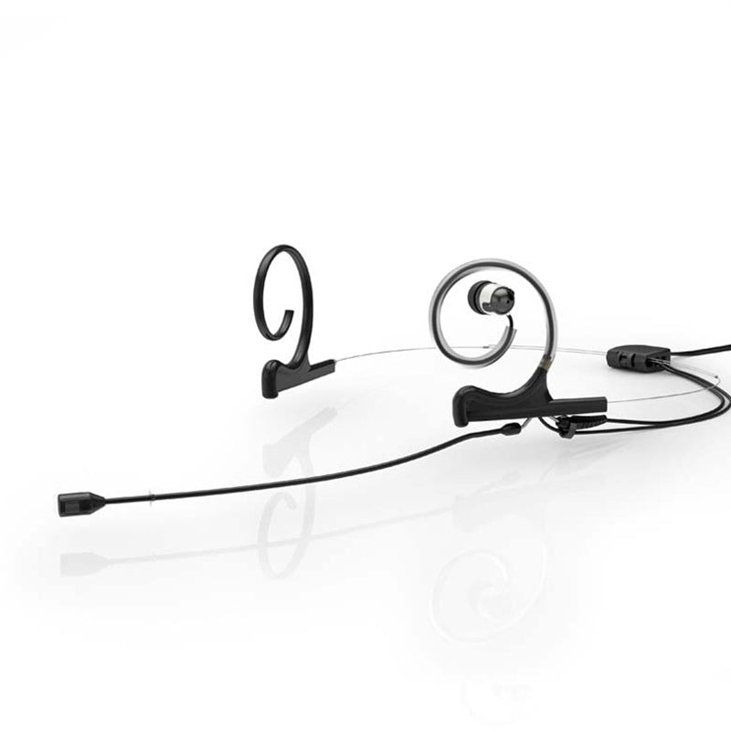 DPA d:fine™ Slim Capsule, Headset Mic., Single Ear, Single In Ear, 110mm Boom, Interchangeable (Black)