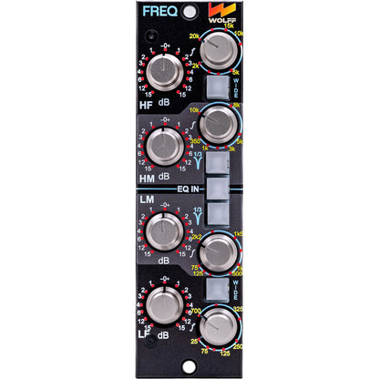 Wolff Audio Freq EQ Sweepable 500 Series Parametric EQ