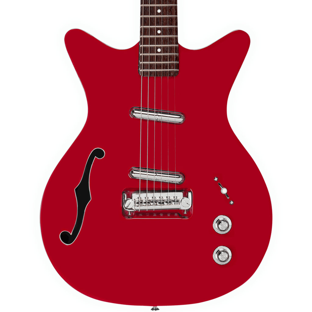 Danelectro Fifty Niner Semi-Hollow Electric Guitar - Red Top