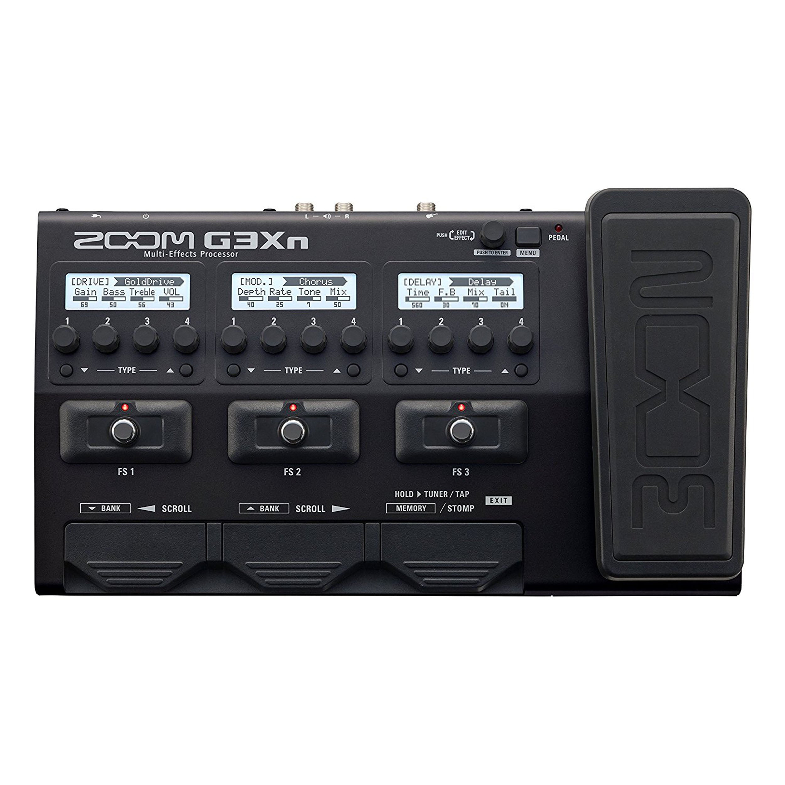 Zoom G3Xn Multi-Effects Processor with Expression Pedal for