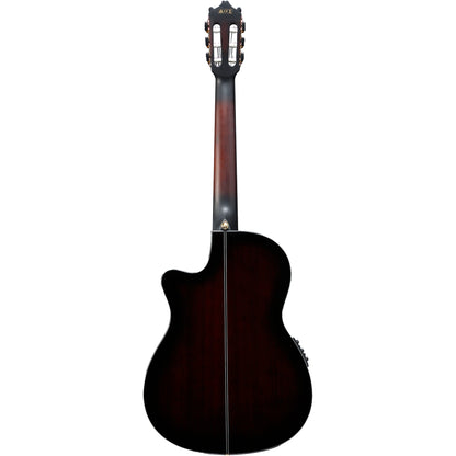 Ibanez GA35TCEDVS Thinline Classical Acoustic Electric Guitar, Dark Violin Sunburst High Gloss