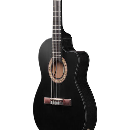 Ibanez GA5MHTCEWK Acoustic Electric Guitar, Weathered Black Open Pore