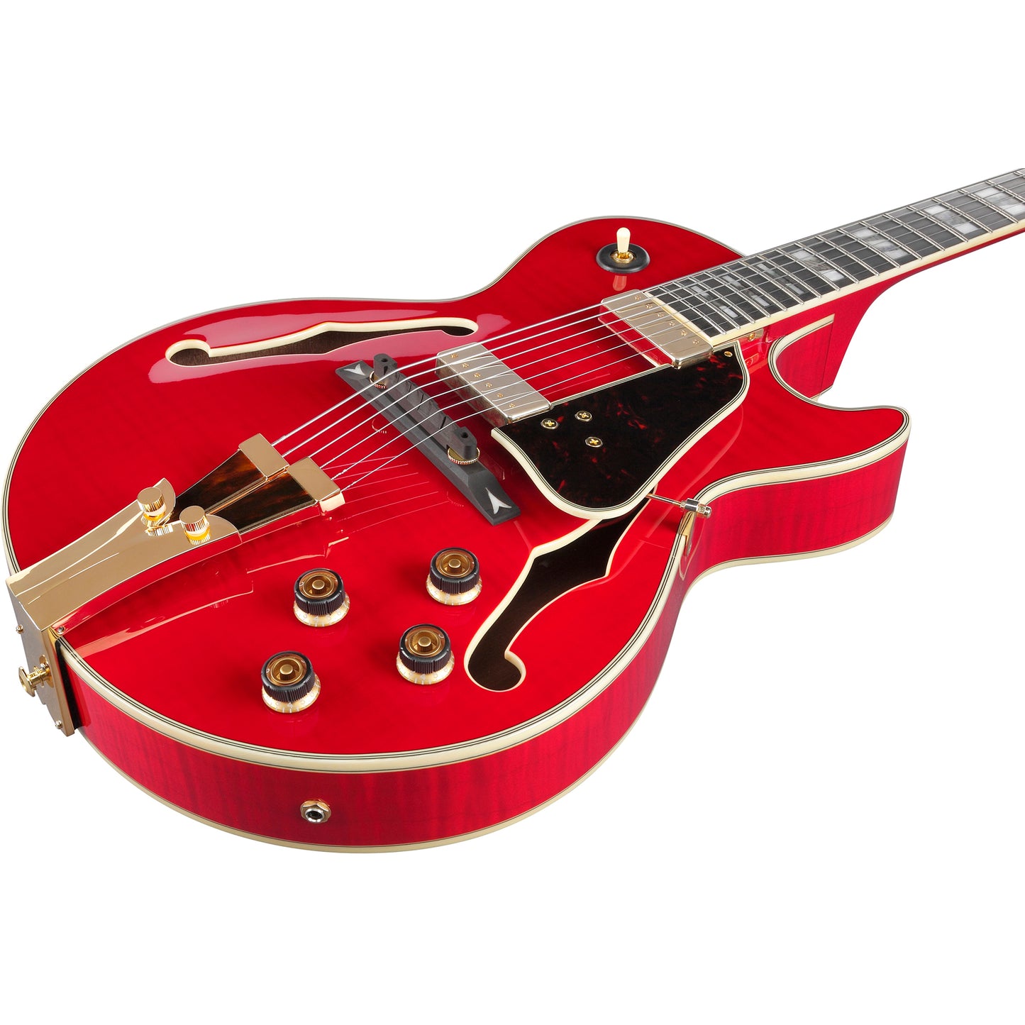 Ibanez GB10SEFMSRR George Benson Semi-Hollow Electric Guitar, Sapphire Red