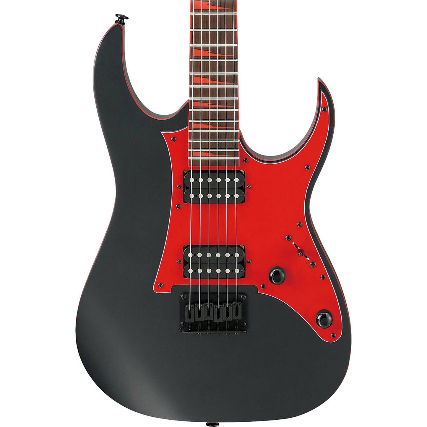 Ibanez GRG131DXBKF RG Gio Electric Guitar, Black Flat