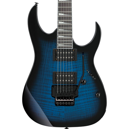Ibanez GRG320FATBS GIO RG 6-String Electric Guitar, Transparent Blue Sunburst