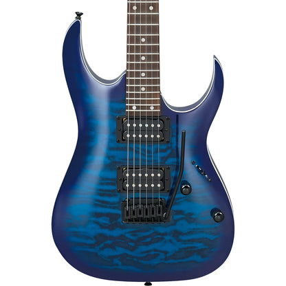 Ibanez GRGA120QATBB RGA Gio Electric Guitar, Transparent Blue Burst