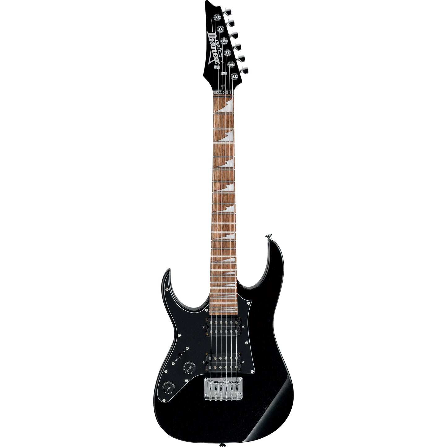 Ibanez GRGM21BKNL Mikro Left Handed Electric Guitar, Black Night