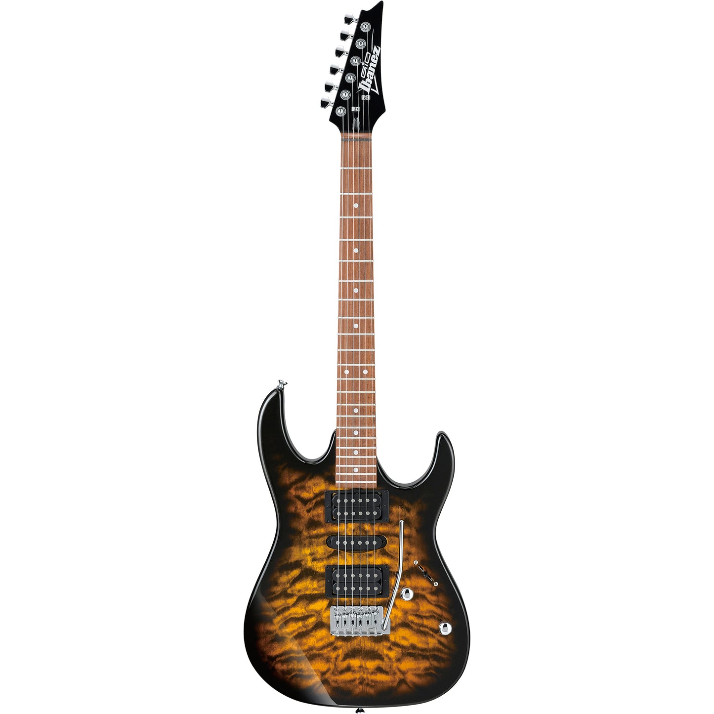 Ibanez GRX70QASB RX Gio Electric Guitar, Sunburst