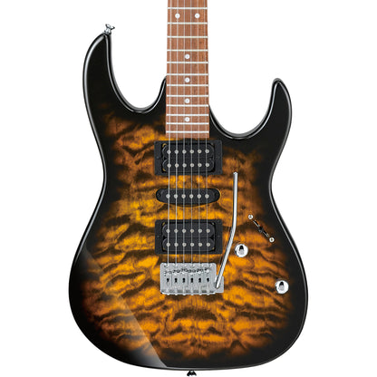 Ibanez GRX70QASB RX Gio Electric Guitar, Sunburst