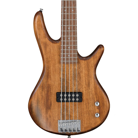 Ibanez GSR105EXMOL SR Gio 5-String Ash Body Electric Bass, Mahogany Oil