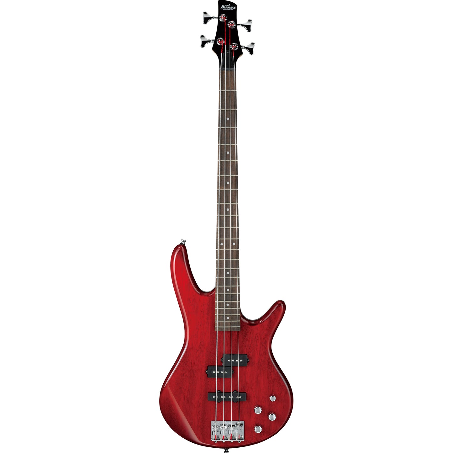 Ibanez GSR200TR SR Gio Electric Bass, Transparent Red