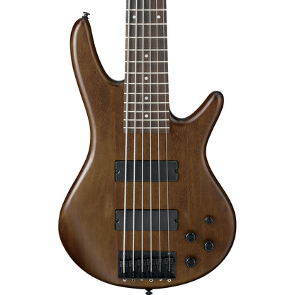 Ibanez GSR206BWNF Gio 6-String Bass, Walnut Flat Finish