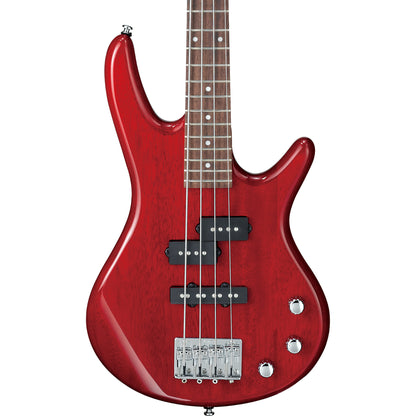 Ibanez GSRM20 Mikro Short-Scale Bass Guitar, Transparent Red Rosewood