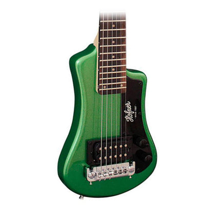 Hofner Shorty Travel Electric Guitar in Green Metallic