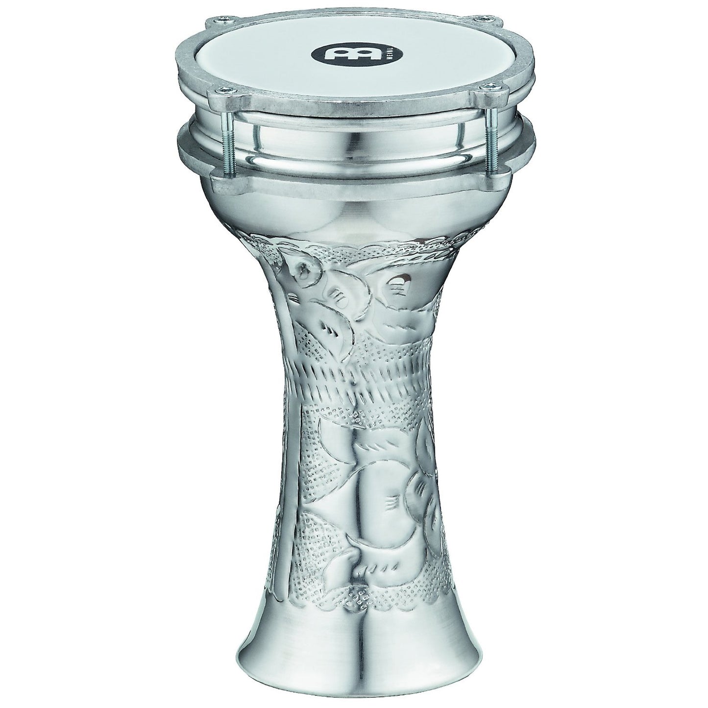 Meinl Aluminum Hand-Hammered Darbuka Silver 5.90x11"