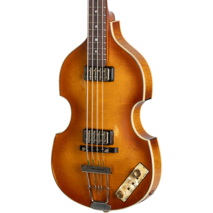 Hofner 1963 Relic Hollowbody Electric Violin Bass - Authentic Aged Sunburst