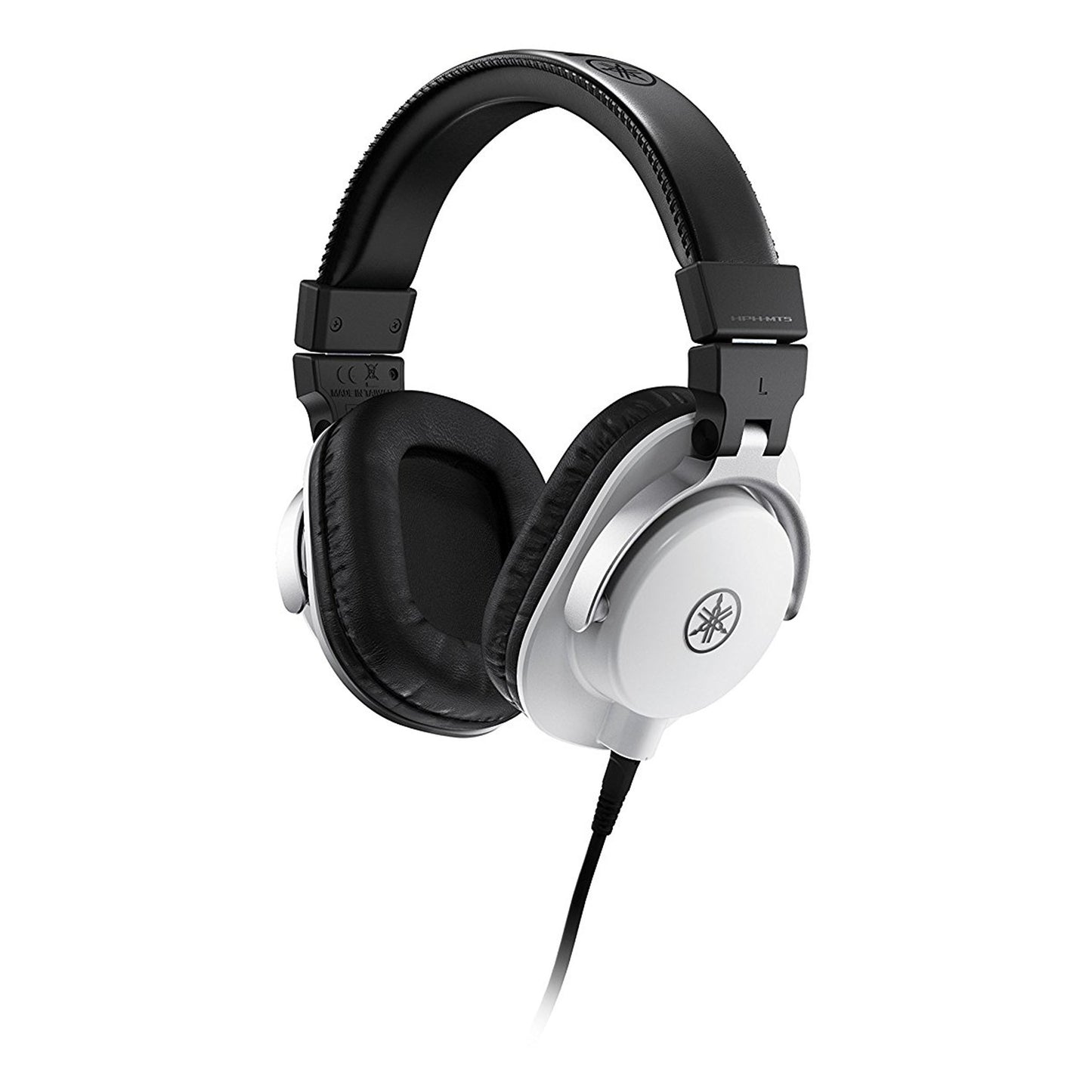 Yamaha HPH-MT5W Monitor Headphones, White (HPHMT5W)