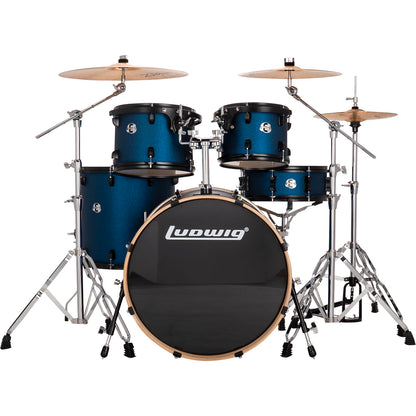 Ludwig Evolution 5-Piece Drum Kit - Blue Stardust