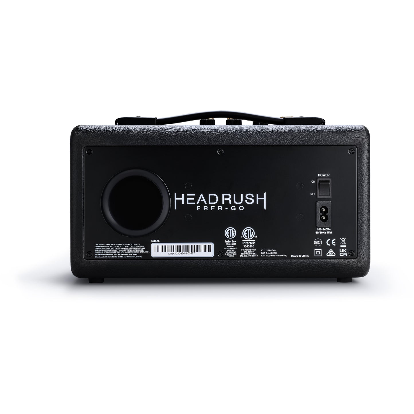 HeadRush FRFR Go 30W Full-Range Flat-Response Rechargeable Amp with Bluetooth