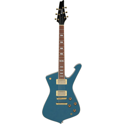 Ibanez IC420ABM Iceman 6-String Electric Guitar, Antique Blue Metallic