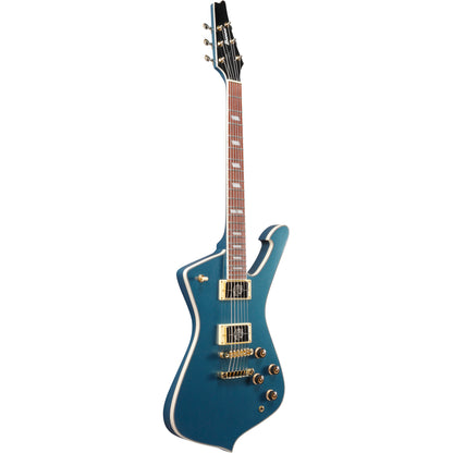 Ibanez IC420ABM Iceman 6-String Electric Guitar, Antique Blue Metallic