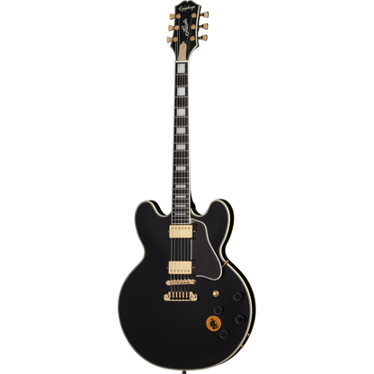 Epiphone B.B. King Lucille Semi Hollow Electric Guitar, Transparent Ebony