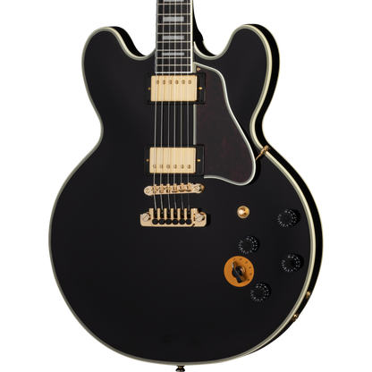 Epiphone B.B. King Lucille Semi Hollow Electric Guitar, Transparent Ebony