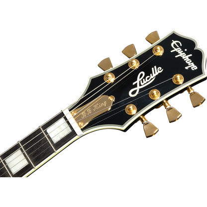 Epiphone B.B. King Lucille Semi Hollow Electric Guitar, Transparent Ebony