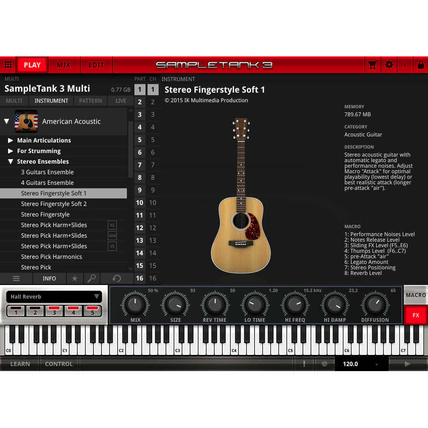 IK Multimedia SampleTank 3 - American Acoustic