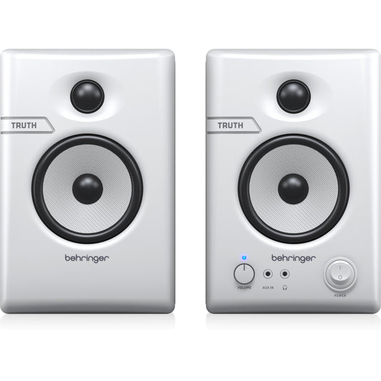 Behringer TRUTH 3.5 BT Powered Studio Monitors with Bluetooth - Pair, White