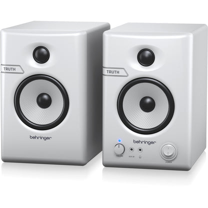 Behringer TRUTH 3.5 BT Powered Studio Monitors with Bluetooth - Pair, White